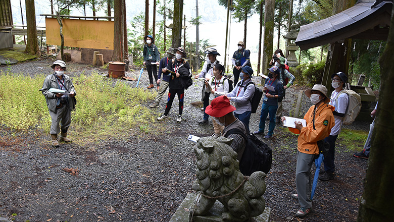 自然体験活動指導者育成講座2井川の歴史と文化を学ぶ