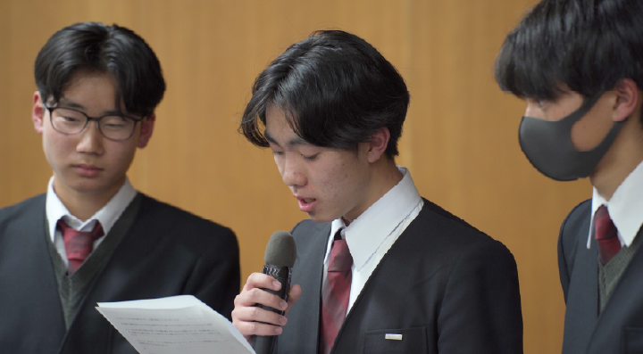 静岡聖光学院高校の皆さん