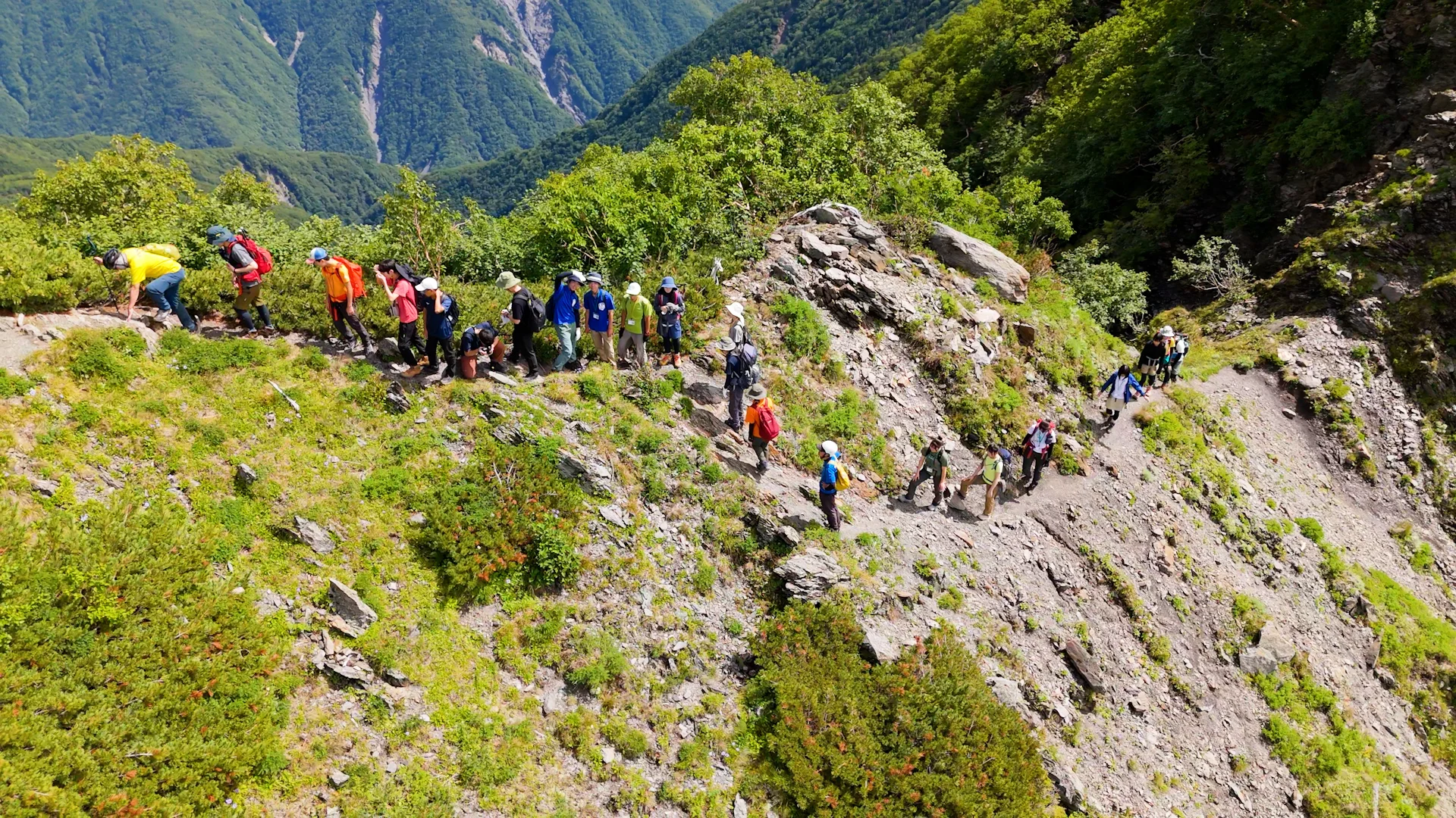 千枚岳から丸山山頂へ
