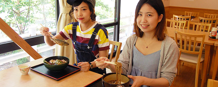 白樺荘のランチ