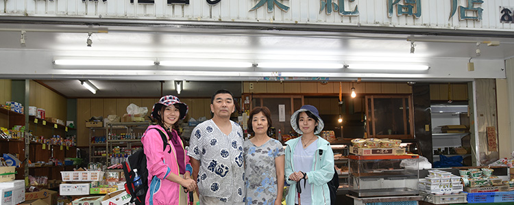 南アルプス女子旅レポート 井川湖渡船「井川本村」ふれあい通りでお買い物