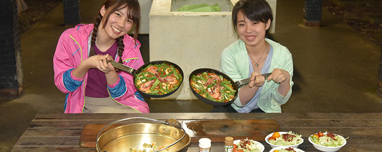 南アルプス女子旅レポート 南アルプスユネスコエコパーク井川自然の家 夕食